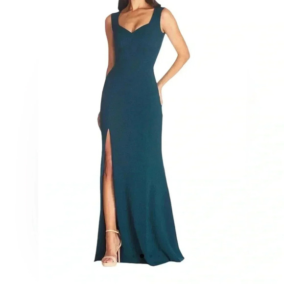 Dress The Population Green Monroe Maxi Gown Size L